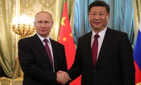 Неформальная встреча Путина и Си Цзиньпина началась в Кремле
