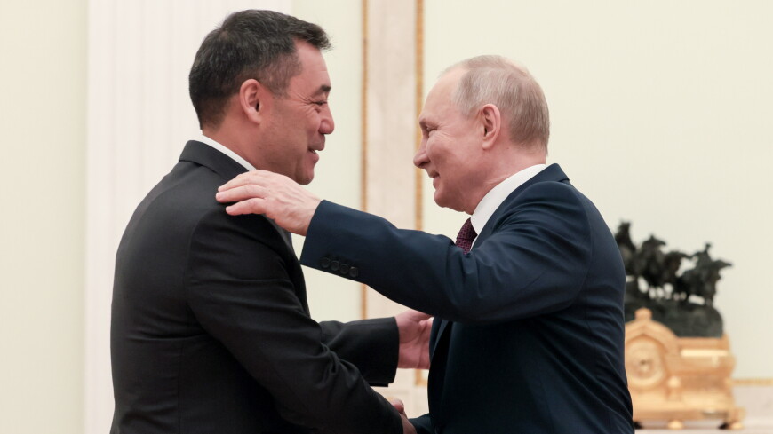 Жапаров пригласил Путина посетить в 2023 году Кыргызстан с ответным визитом